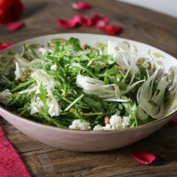 Fennel Salad with Goat Cheese and Pine Nuts