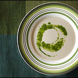 Fennel Soup With a Green Swirl