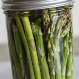 Fermented Asparagus with Garlic and Dill