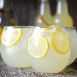 Fermented, Probiotic Honey Lemonade Soda