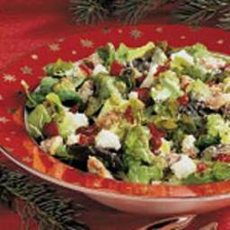 Festive Tossed Salad with Walnuts Recipe