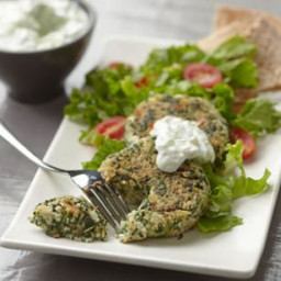 Feta and Spinach Couscous Patties