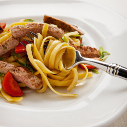 Fettuccine with Five-Spice Pork and Carrots