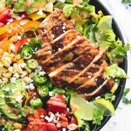 Fiesta Lime Chicken Salad with Chipotle Dressing