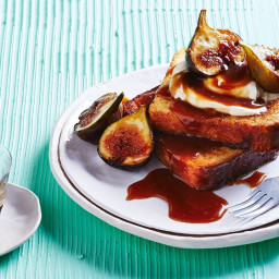 Fig and caramel French toast