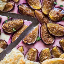 Fig, Honey and Goat Cheese Galette