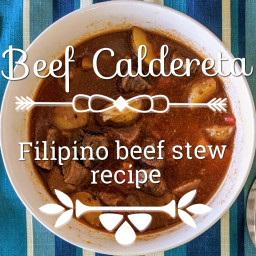 Filipino Beef Caldereta