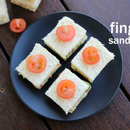 finger sandwiches recipe | tea sandwiches | party mini sandwiches