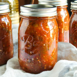 Fire Roasted Salsa Canning Recipe