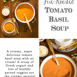 Fire-Roasted Tomato Basil Soup