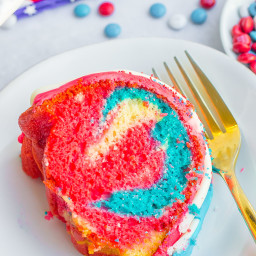Firecracker Cake (Made with Cake Mix)