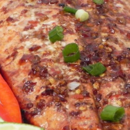 Firecracker Grilled Alaska Salmon Recipe