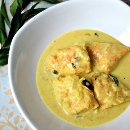 Fish Molee - Kerala Style Fish Curry with Coconut Milk