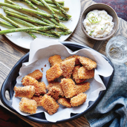 Fish Nuggets with Crispy Asparagus Fries