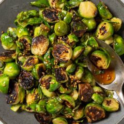 Fish Sauce Caramel Brussels Sprouts