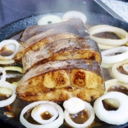 Fish Steak (Mackerel)-Filipino style