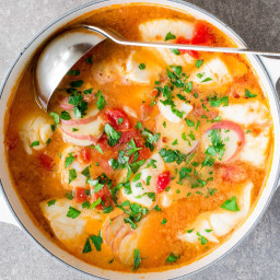 Fish Stew with Ginger and Tomatoes