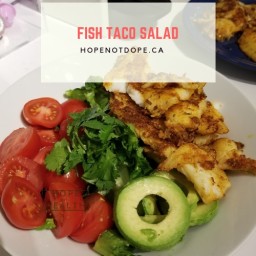 Fish Taco Salad