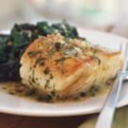Fish with Lemon and Caper Sauce