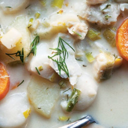 Fiskesuppe (Norwegian Cod and Root Vegetable Chowder)
