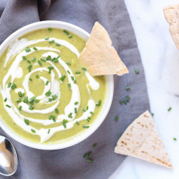 Five Ingredient Roasted Broccoli Soup
