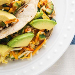 Five Minute Healthy Breakfast Tacos