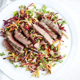 Five-spice beef with slaw