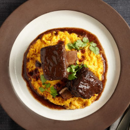 Five-Spice Short Ribs with Carrot-Parsnip Purée