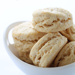 Flaky Biscuits with Honey Butter