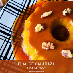 Flan de Calabaza Receta (Pumpkin Flan Recipe)