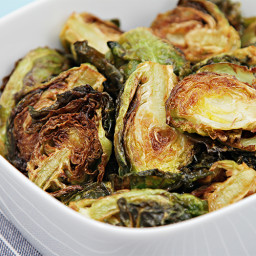 Flash-fried Brussels sprouts with garlic and lime