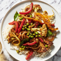 Flavor-Packed Indian Spiced Cauliflower with Rice