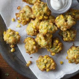 Florida Sweet Corn and Ricotta Fritters