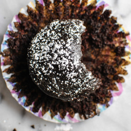 Flour-less Chocolate Brownie Muffins
