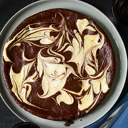 Flourless Chocolate and Vanilla Marble Cake