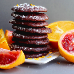 Flourless Chocolate Orange Cookies