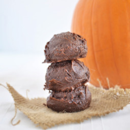 Flourless Chocolate Pumpkin Cookies