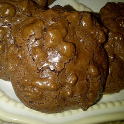 Flourless Chocolate-Walnut Cookies