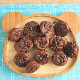 Flourless Cocoa Protein Muffins (with Hidden Veggies!)