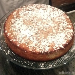 Flourless Ricotta, Almond, lemon Cake
