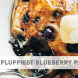 Fluffiest Blueberry Pancakes