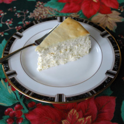 Fluffy Crustless Cheesecake