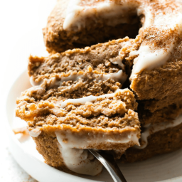 Fluffy Low Carb Keto Cinnamon Roll Pancakes (Paleo, Vegan)