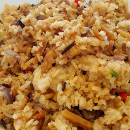 Fluffy No-Oil Rice Pilaf