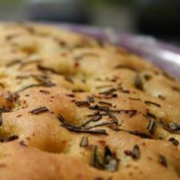 Focaccia with garlic and rosemary 