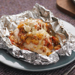 Foil-Pack Bruschetta Chicken Bake