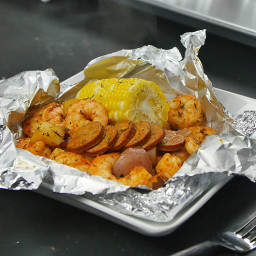 Foil Packet Cajun Shrimp Boil