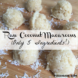 Food Babe's Raw Coconut Macaroons
