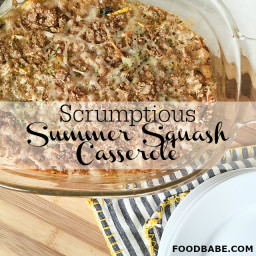 Food Babe's Summer Squash Casserole
