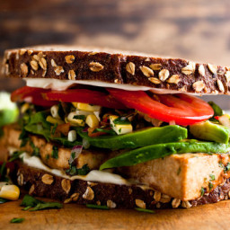 FOOD’s Amazing Cilantro Tofu Sandwich